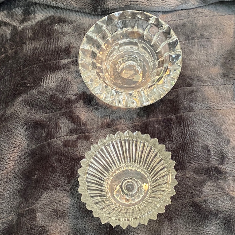 Elegant Crystal candle holders